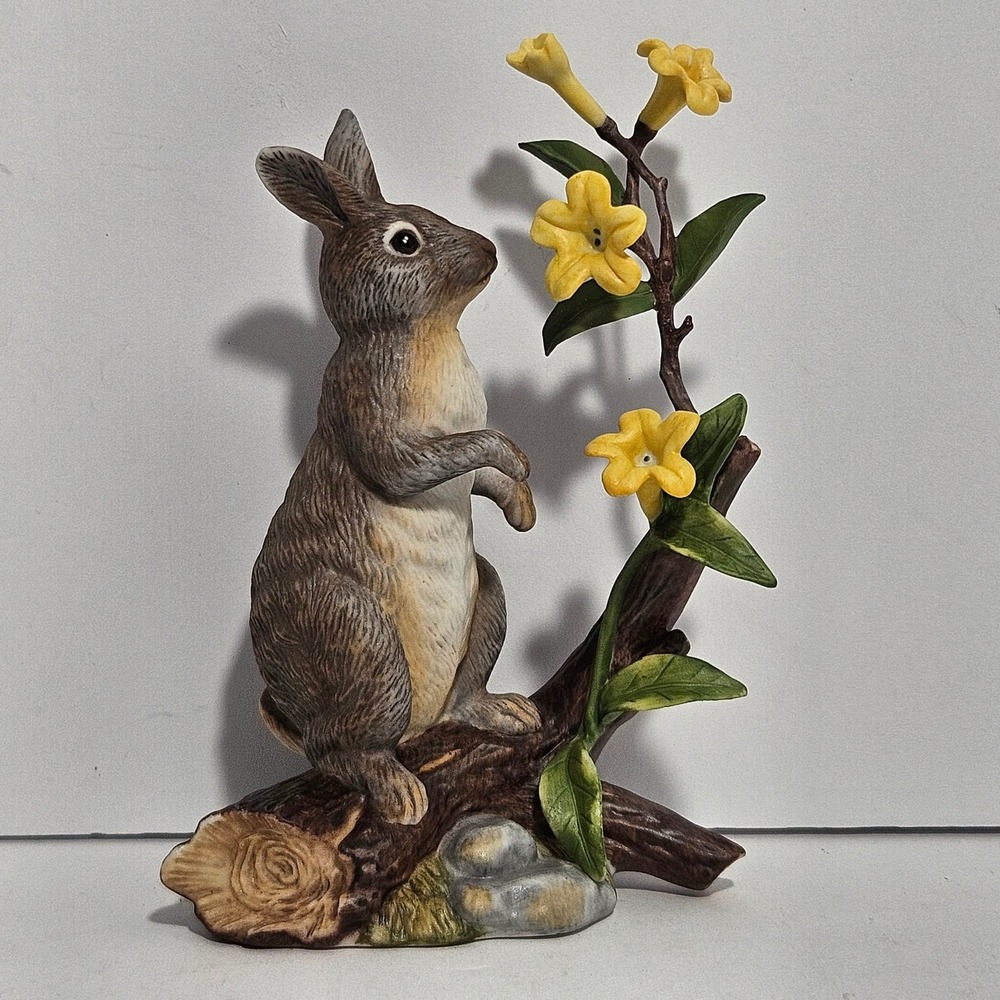 Lenox Daybreak Discovery Eastern Cottontail Rabbit Woodland Animal Figurine 1992